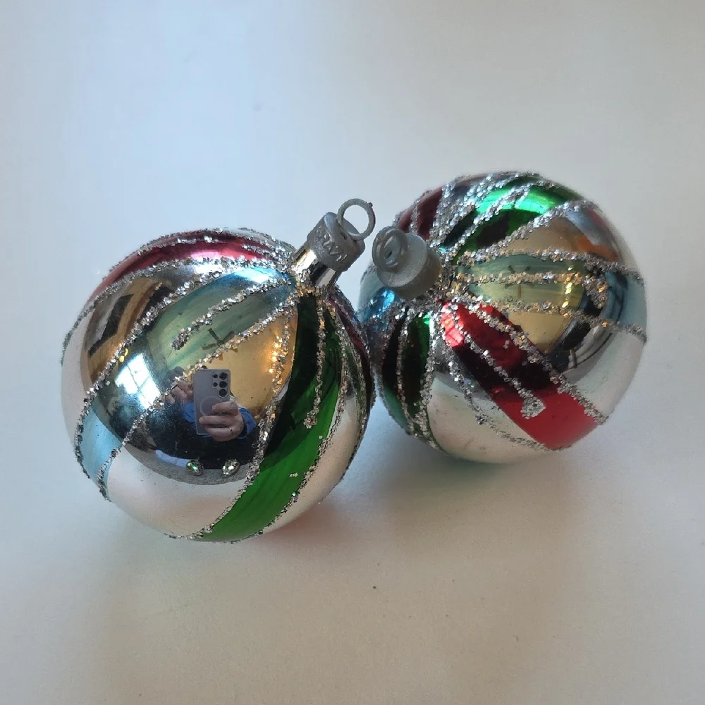 Christmas Ornaments - Vintage Glass Ball Ornaments